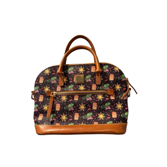 Dooney & Bourke Disney Rapunzel Satchel Purse Shoulder Bag Crossbody Pascal - Picture 1 of 13